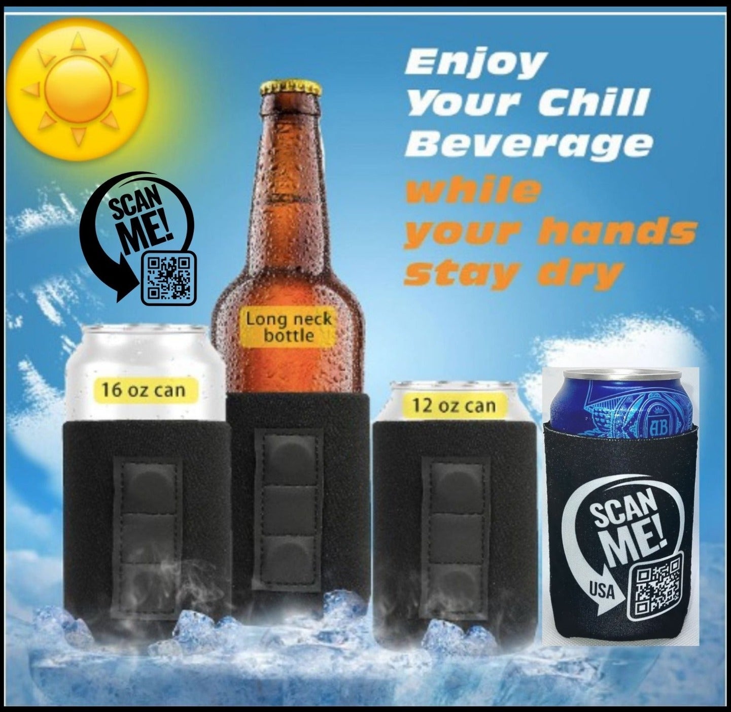 Regular Magnetic Can Cooler - Koozie